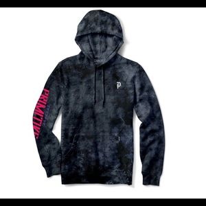 PRIMITIVE GOKU BLACK ROSE WASHED HOODIE